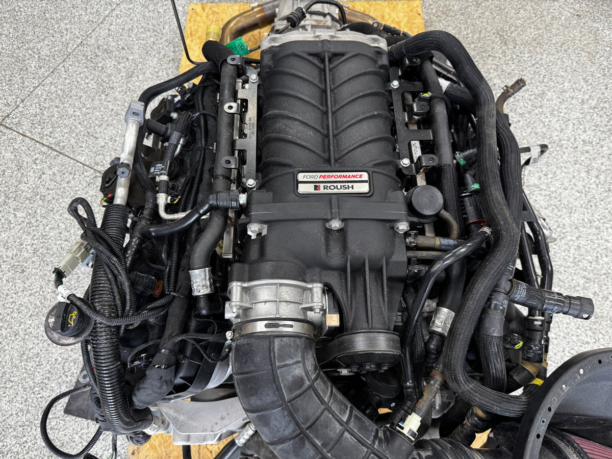 2020 Mustang 5.0 Coyote Gen 3 Engine Drivetrain MT-82 Roush SC Supercharged 11k
