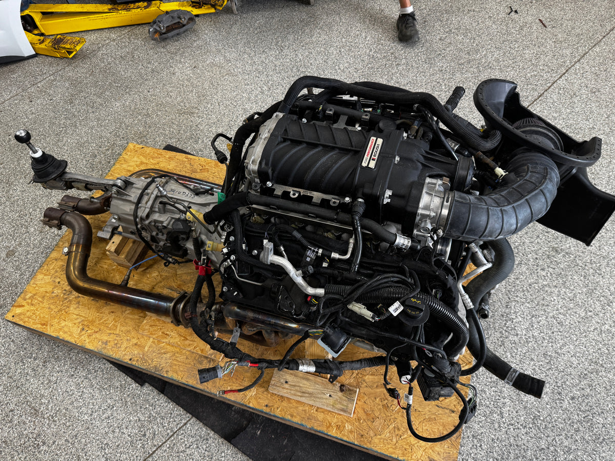 2020 Mustang 5.0 Coyote Gen 3 Engine Drivetrain MT-82 Roush SC Supercharged 11k