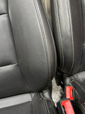 2010-2015 Chevy Camaro SS Black Leather Seats Front & Rear Coupe