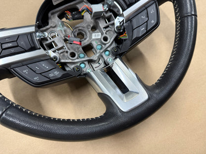 2015 Ford Mustang GT 50th Anniversary Leather Steering Wheel "Auto"