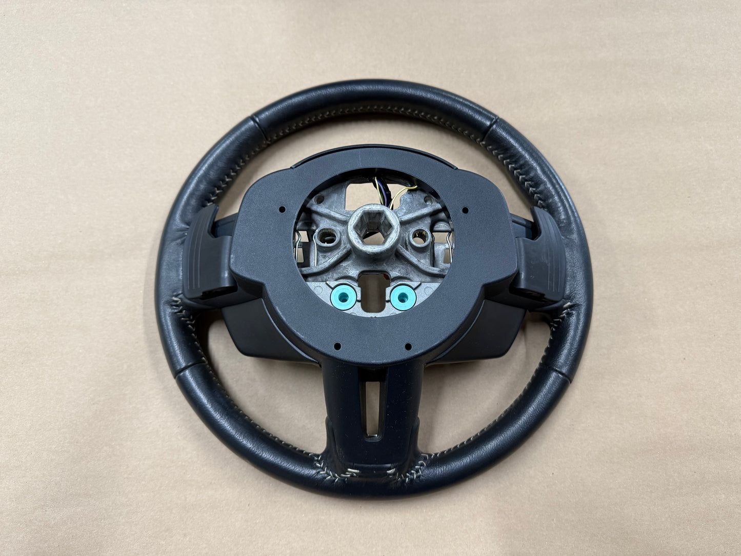 2015 Ford Mustang GT 50th Anniversary Leather Steering Wheel "Auto"