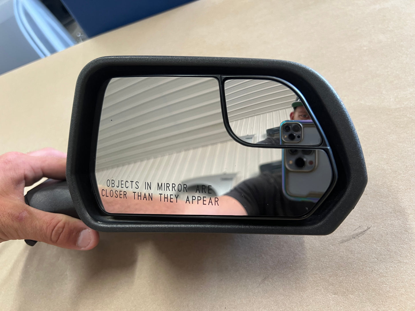 2015-2020 Ford Mustang GT RH Passenger Side Mirror "Black"