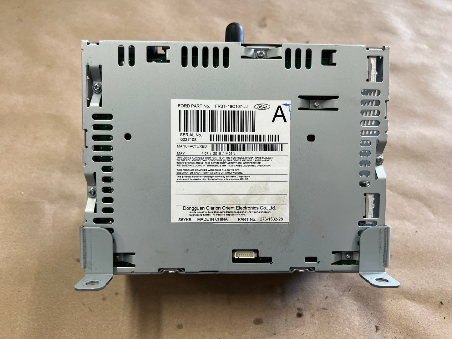 2015-2017 Ford Mustang Radio Head Unit NON Touch Screen