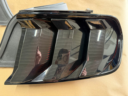 2018-2023 Ford Mustang GT GT500 Eco boost RH LH Tail Lights Pair Smoked Covers