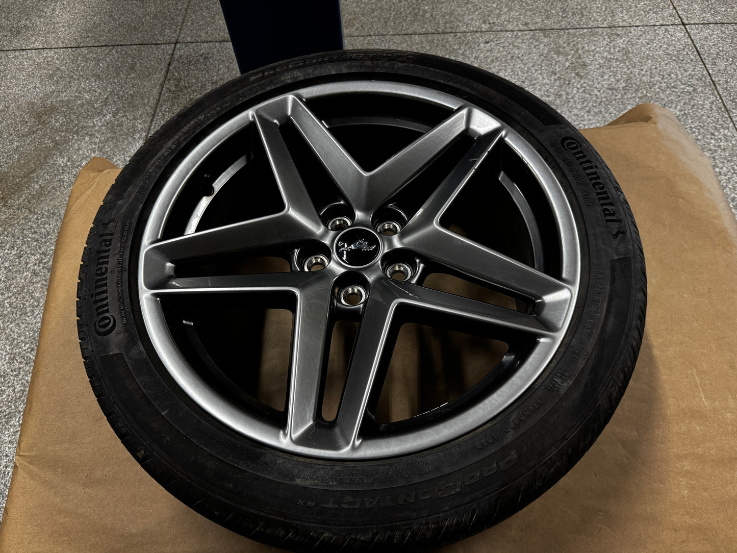 2024-2026 Ford Mustang GT 5.0 19x8.5" Wheel Rim Continental 255/45/19 - OEM
