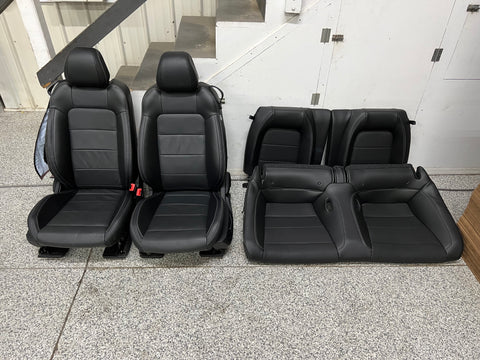 2018-2023 Ford Mustang GT Black Leather Coupe Front Rear Power Seats Heat Cooled