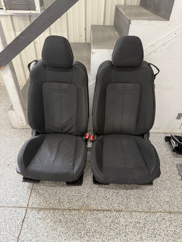 2018-2023 Ford Mustang GT Black Cloth Seats Coupe Front Power Seats
