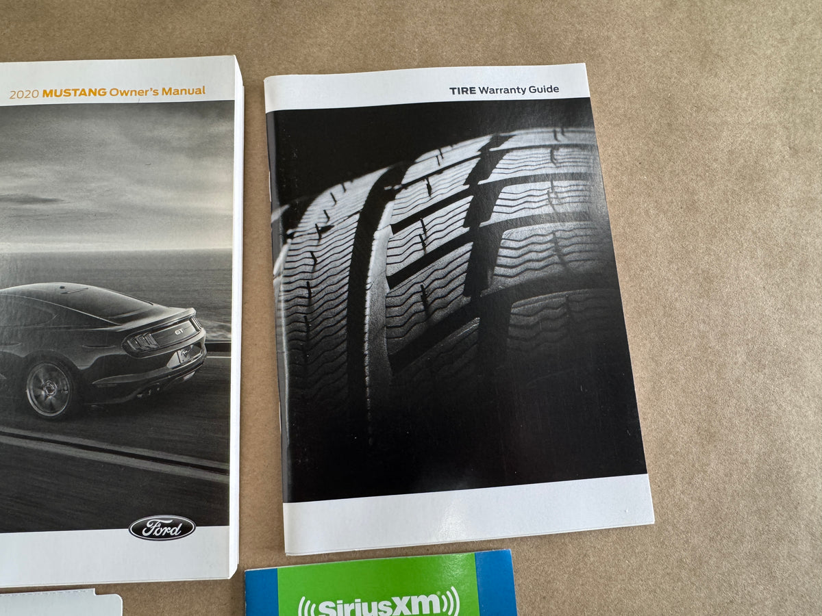 2020 Ford Mustang GT Owners Manual And Literature w/Cover - OEM