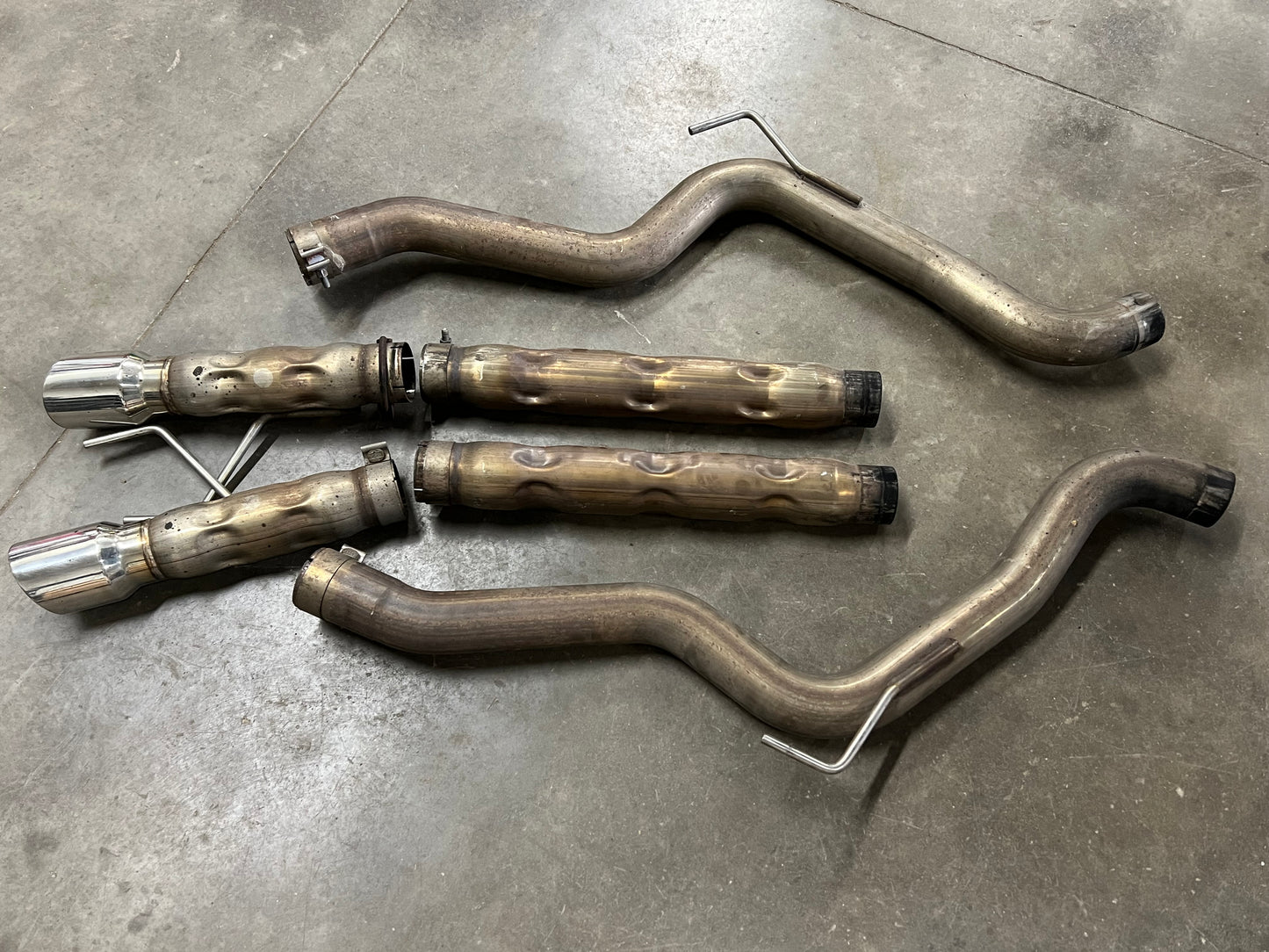 2015-2017 Mustang GT Stainless Works Cat Back Exhaust 3 inch Retro Chambered