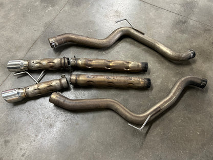 2015-2017 Mustang GT Stainless Works Cat Back Exhaust 3 inch Retro Chambered