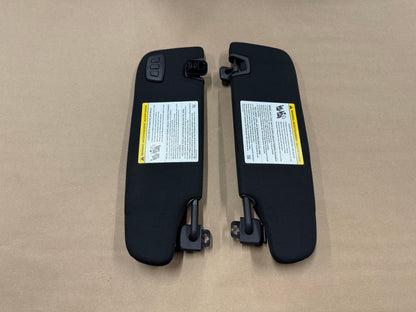 2015-2023 Ford Mustang Coupe Sun Visors Pair "Home Link"