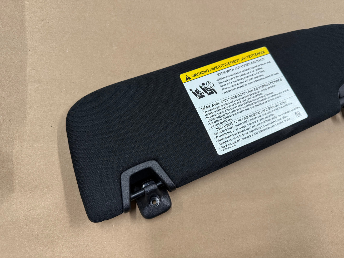 2015-2023 Ford Mustang Coupe Sun Visors Pair "Home Link"
