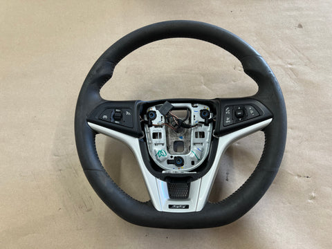 2012-2015 Chevy Camaro SS Suede Wheel Steering Black "Manual"