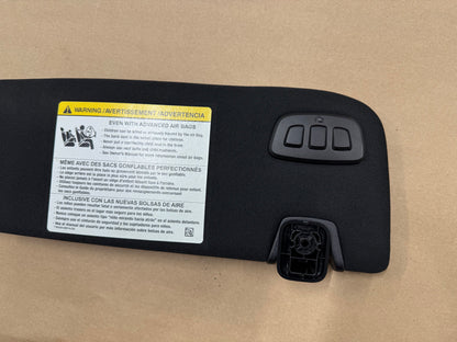 2015-2023 Ford Mustang Coupe Sun Visors Pair "Home Link"