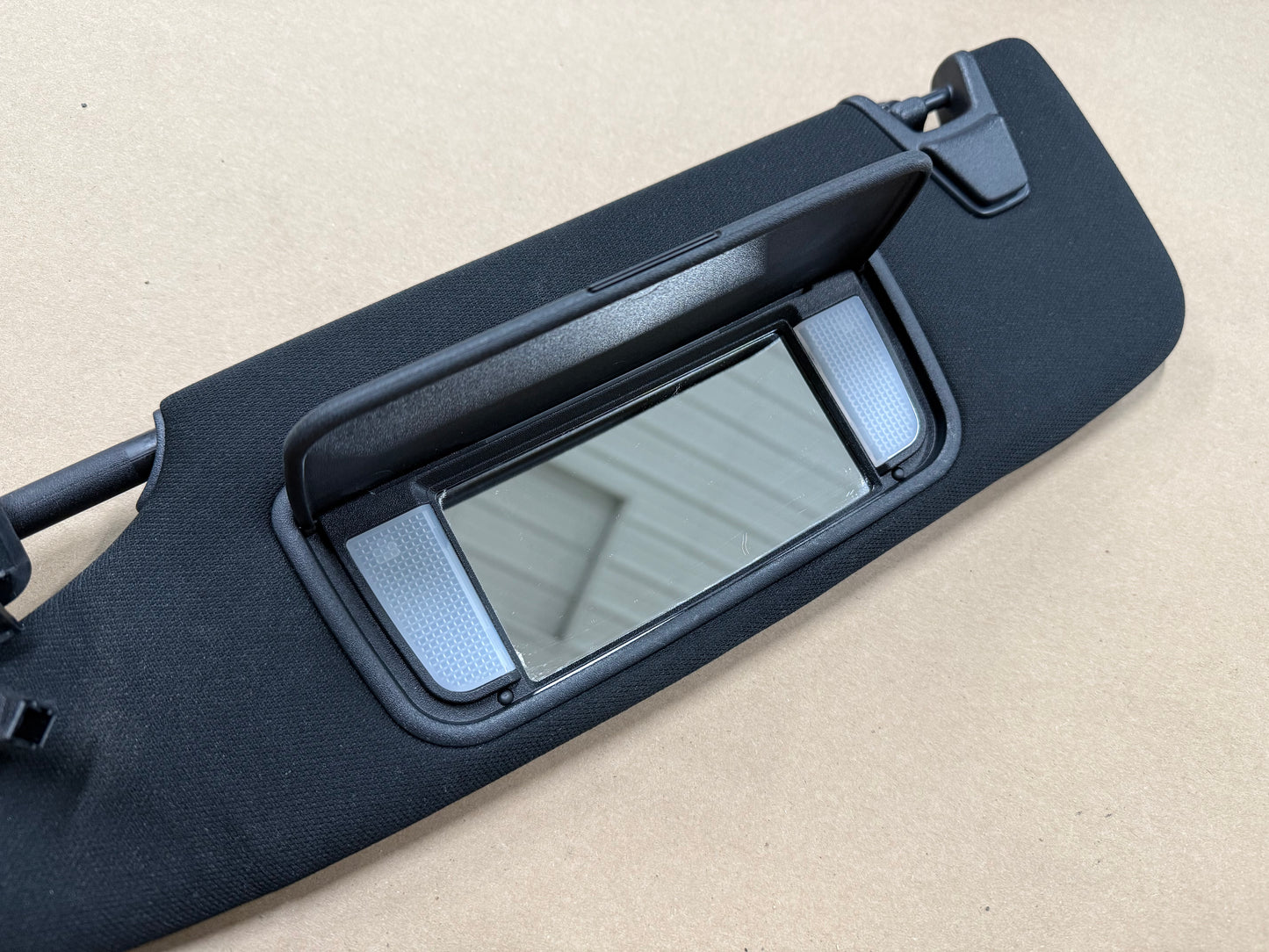 2015-2023 Ford Mustang Coupe Sun Visors Pair "Home Link"