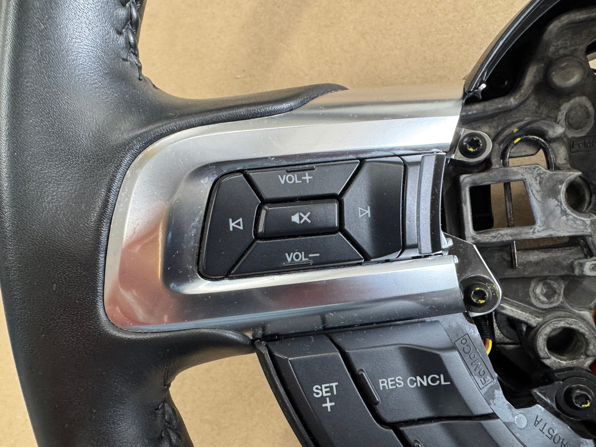 2018-2023 Ford Mustang Leather Steering Wheel "Manual" 11k mi - OEM