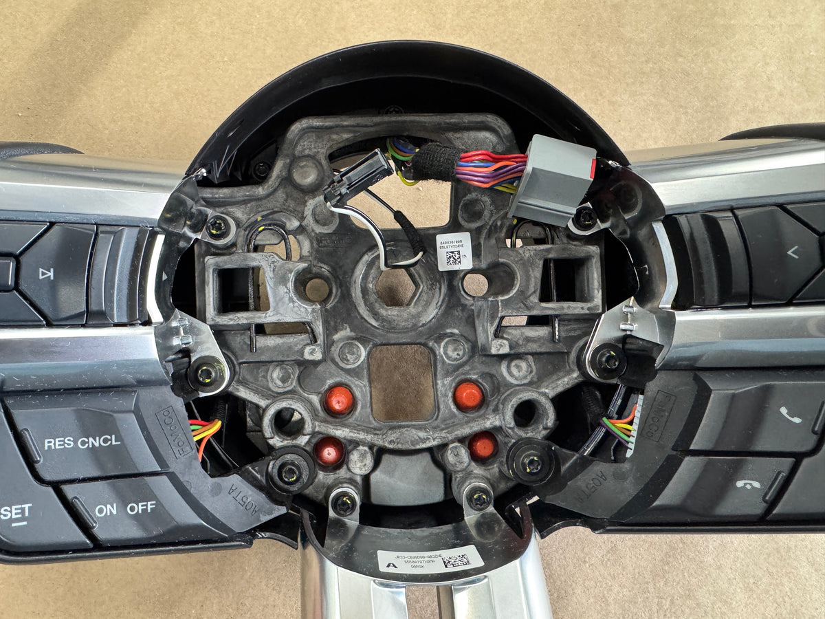 2018-2023 Ford Mustang Leather Steering Wheel "Manual" 11k mi - OEM
