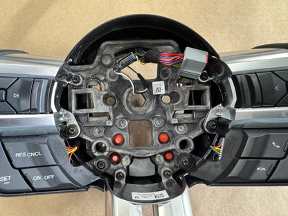 2018-2023 Ford Mustang Leather Steering Wheel "Manual" 11k mi - OEM