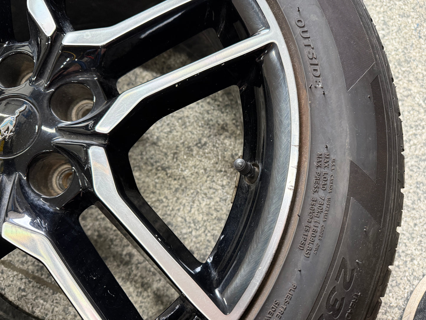 2018-2023 Ford Mustang GT 5.0 18x8" Wheel Rim Laufenn 235/50/18