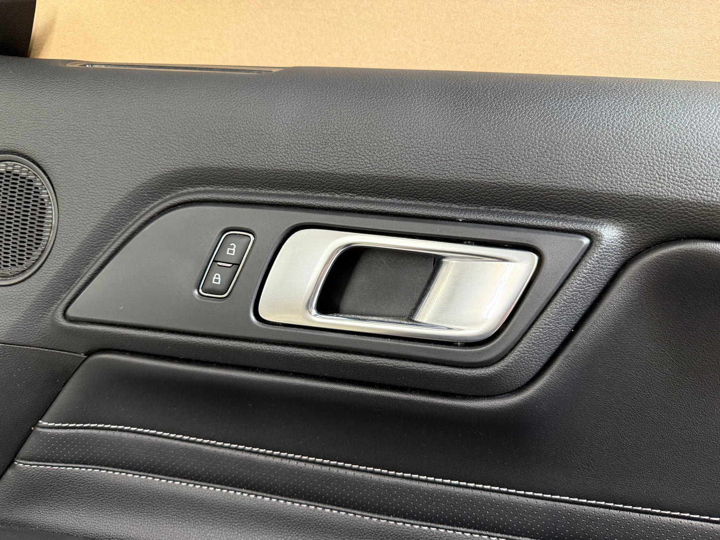 2018-2023 Mustang GT V6 EcoBoost RH Passenger Door Panel Leather Insert Soft