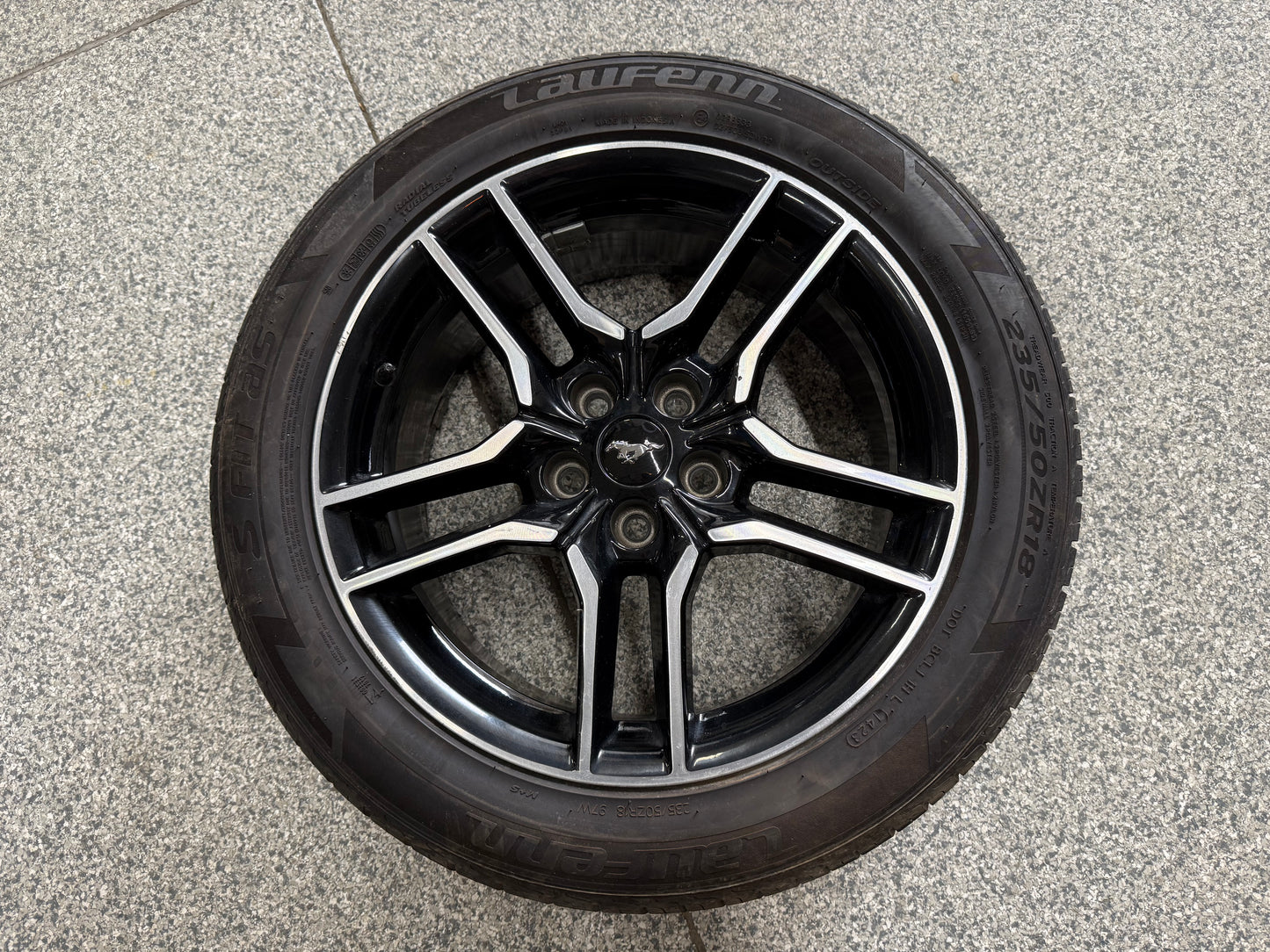 2018-2023 Ford Mustang GT 5.0 18x8" Wheel Rim Laufenn 235/50/18