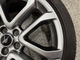 2018-2023 Ford Mustang GT Silver Wheel Rim 20x9" Goodyear Eagle 265/35/20
