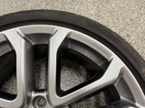 2018-2023 Ford Mustang GT Silver Wheel Rim 20x9" Goodyear Eagle 265/35/20