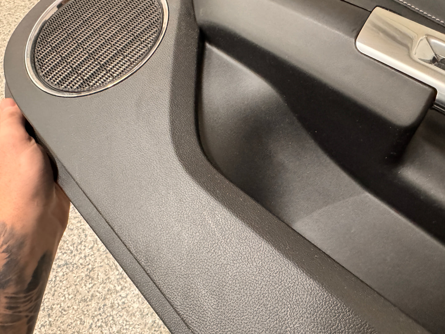 2018-2023 Mustang GT V6 EcoBoost LH RH Premium Leather Insert Door Panels Pair