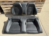 2018-2023 Ford Mustang GT Convertible Rear Seats Black Leather