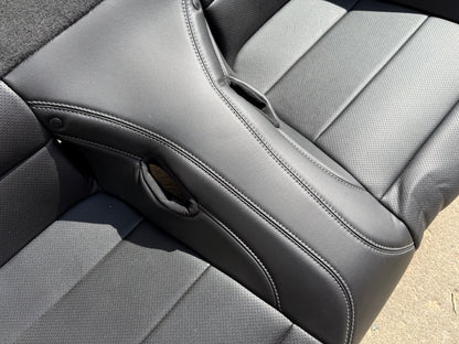 2018-2023 Ford Mustang GT Convertible Rear Seats Black Leather