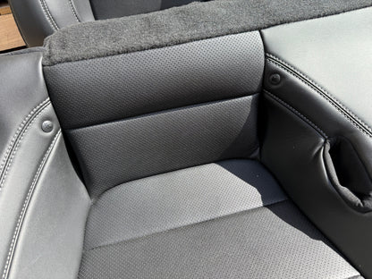 2018-2023 Ford Mustang GT Convertible Rear Seats Black Leather