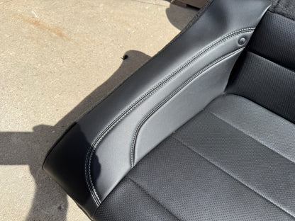 2018-2023 Ford Mustang GT Convertible Rear Seats Black Leather