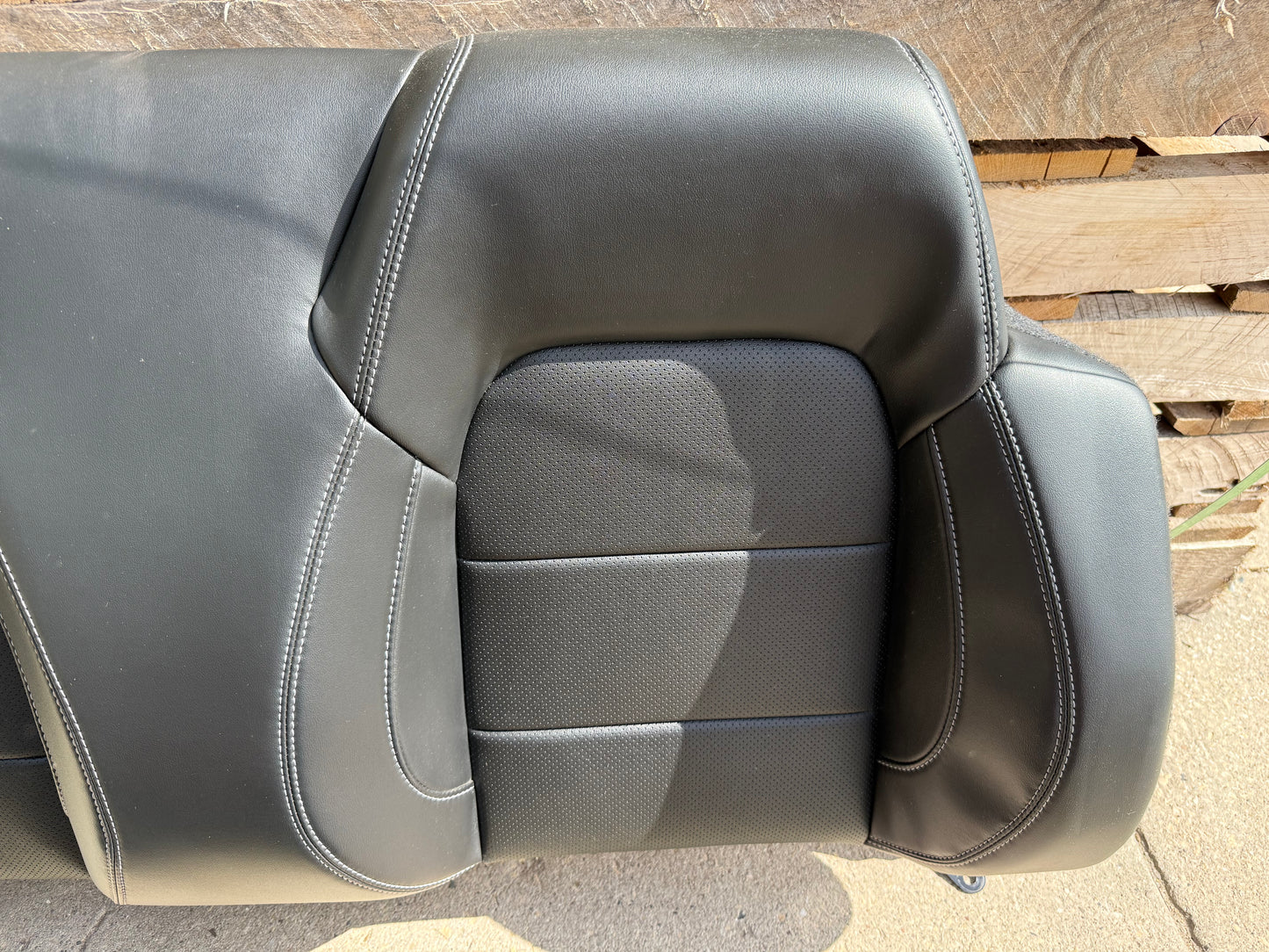 2018-2023 Ford Mustang GT Convertible Rear Seats Black Leather