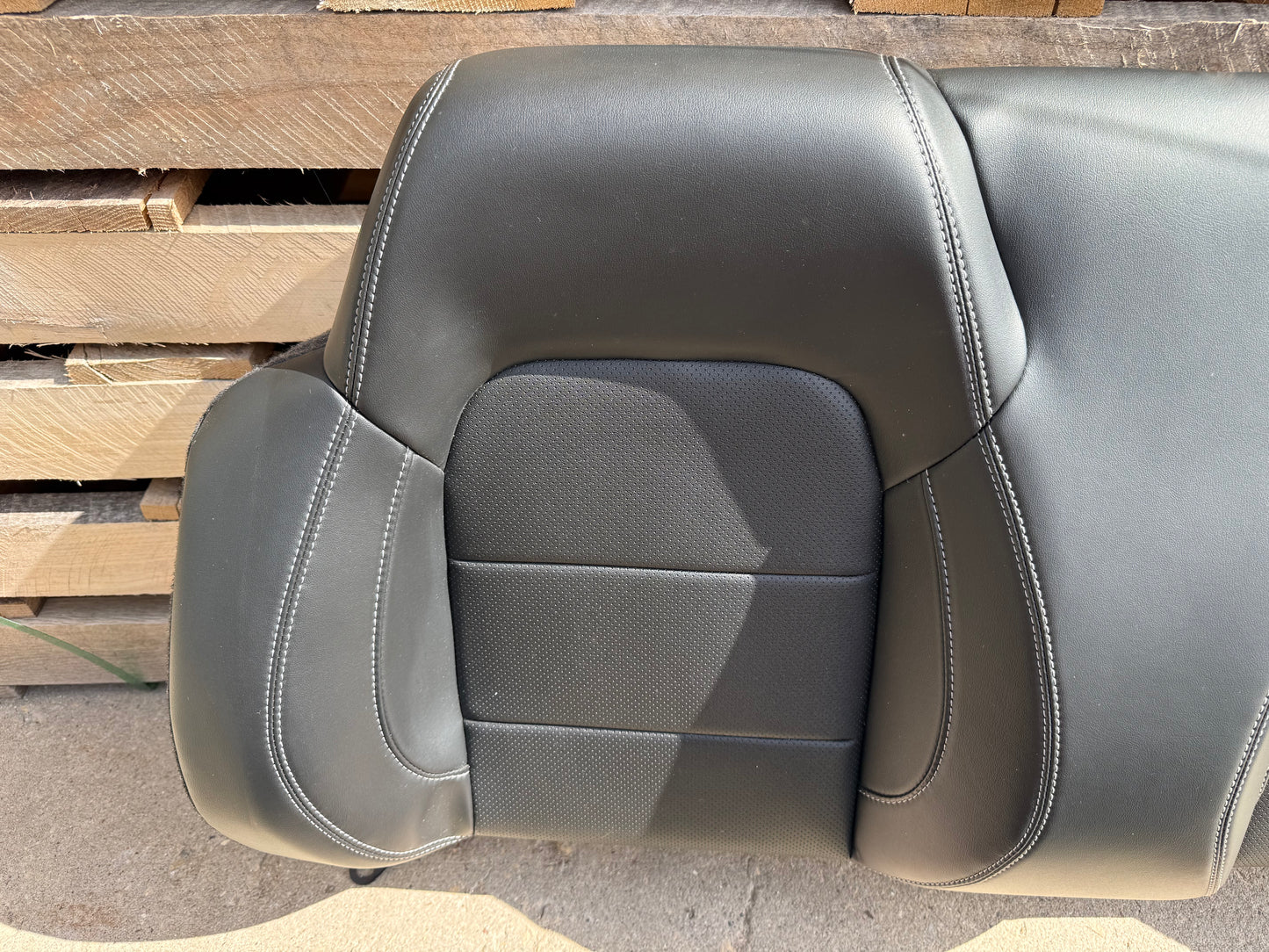 2018-2023 Ford Mustang GT Convertible Rear Seats Black Leather