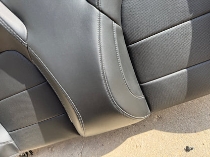 2018-2023 Ford Mustang GT Convertible Rear Seats Black Leather