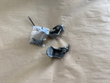 2015-2023 Mustang GT GT500 GT350 Door Hinges LH Driver Upper Lower "Silver"