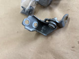 2015-2023 Mustang GT GT500 GT350 Door Hinges LH Driver Upper Lower "Silver"