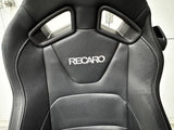 2015-2017 Ford Mustang GT Front & Rear Recaro Seats "Black" - OEM 14k miles