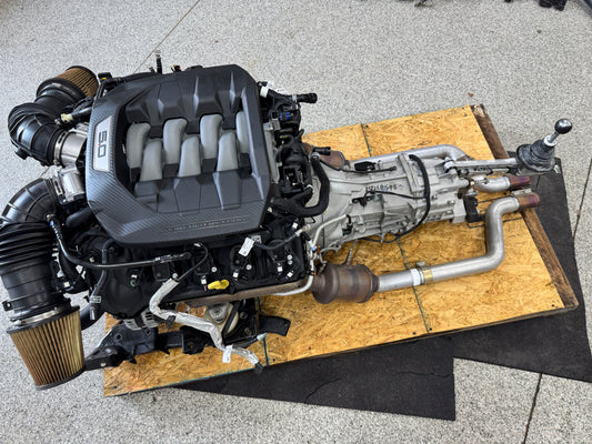2025 Mustang 5.0 Coyote Gen 4 Engine Drivetrain MT-82 6 Speed S650 7k Miles