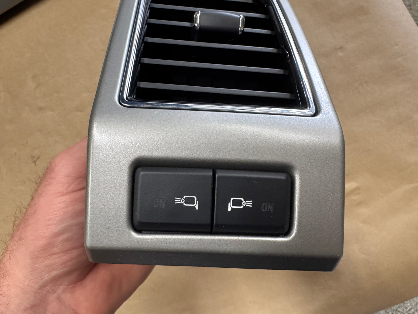 2017-2022 Ford F-250 F-350 LH Driver Side Dash Vent Trim Light Buttons - OEM