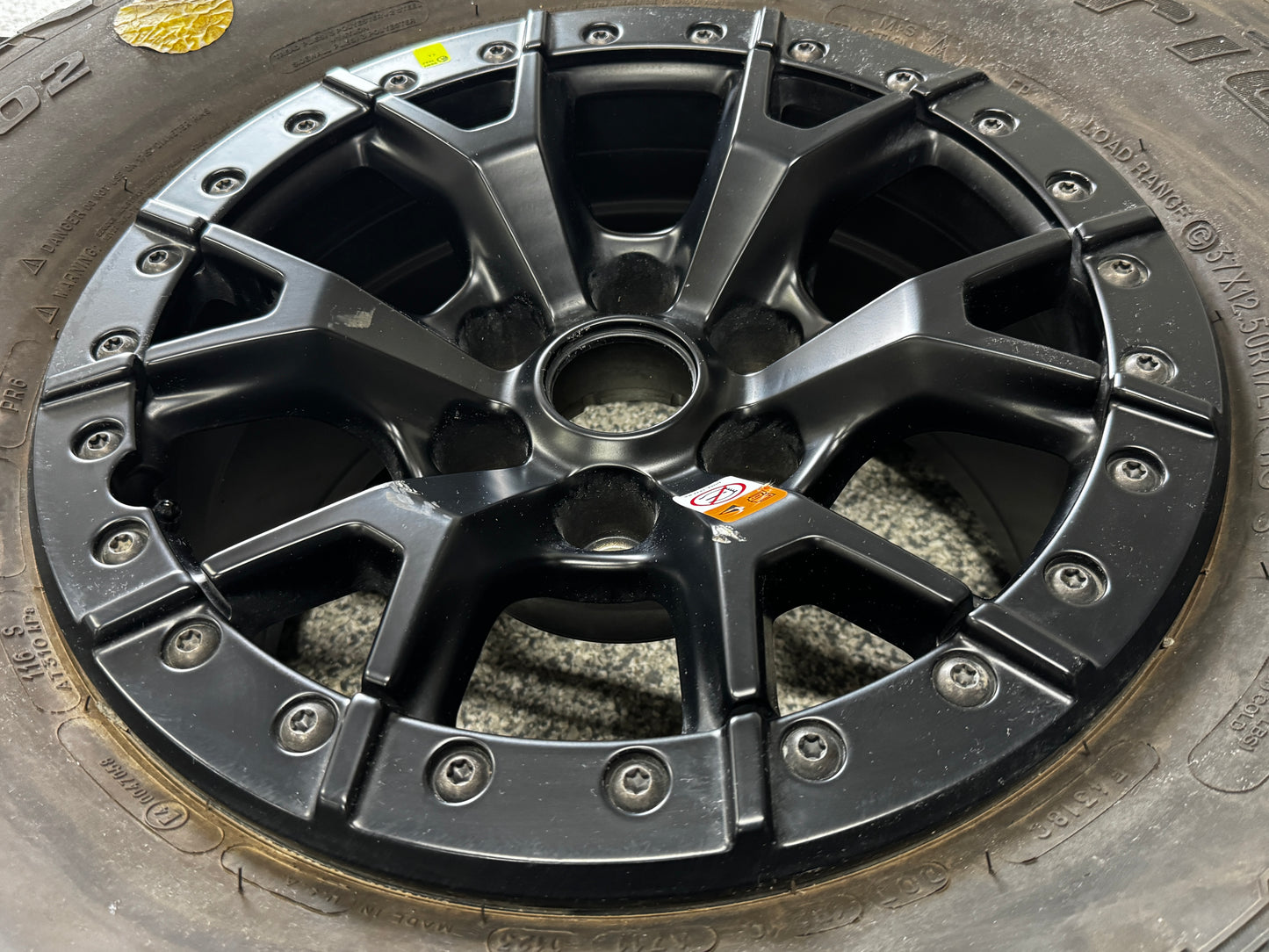 2023-2025 F-150 Raptor R Bead Lock Wheel Rim 17x8.5" BFGoodrich 37x12.50x17
