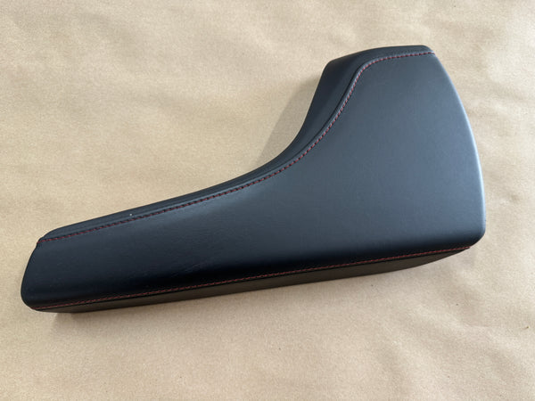 2016-2023 Chevy Camaro ZL1 Black Leather Console Lid Red Stitching OEM