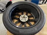 2025 Ford Mustang Black OEM Wheel Tire 19x8.5 Continental 255/40/19 1100 miles
