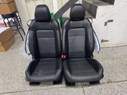 2018-2023 Ford Mustang GT Black Leather Coupe Front Power Seats Heat/Cooled