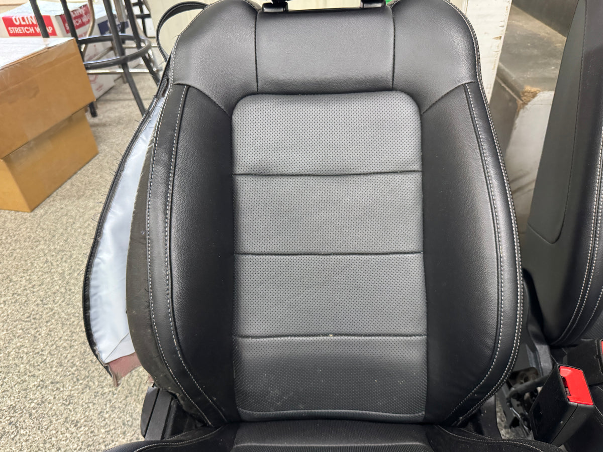 2018-2023 Ford Mustang GT Black Leather Coupe Front Power Seats Heat/Cooled