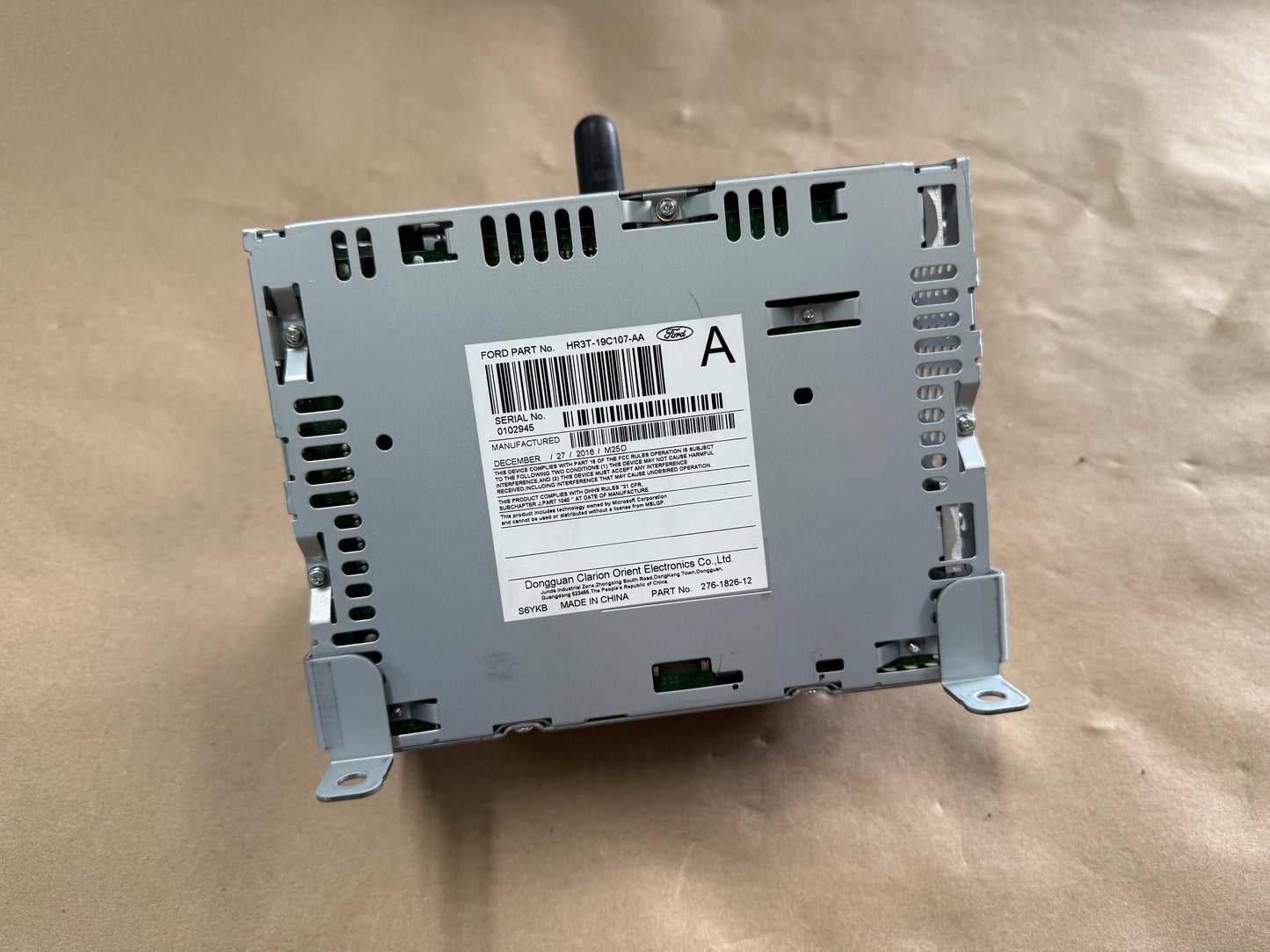 2015-2017 Ford Mustang Radio Head Unit NON Touch Screen