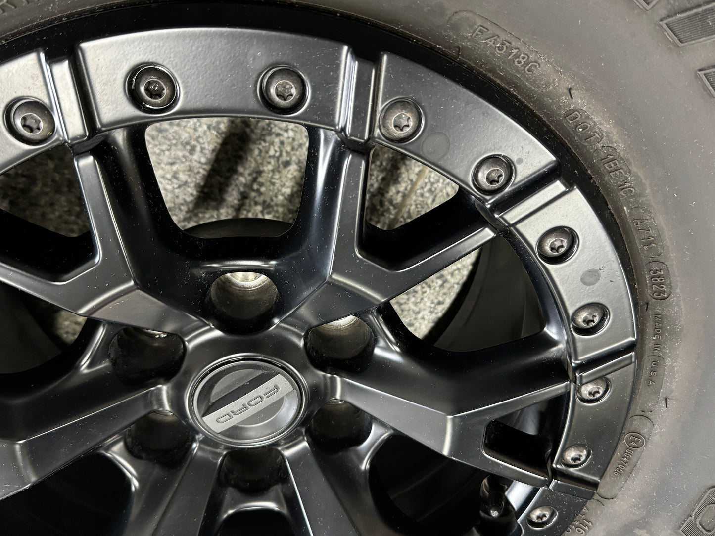 2023-2025 F-150 Raptor R Bead Lock Wheel Rim 17x8.5" BFGoodrich 37x12.50x17