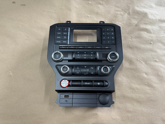 2015-2017 Ford Mustang GT Face Plate Radio Trim Piece
