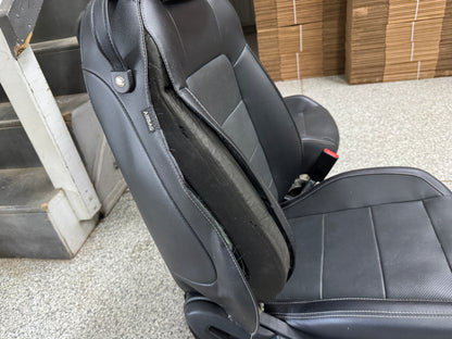 2018-2023 Ford Mustang GT Black Leather Coupe Front Power Seats Heat/Cooled