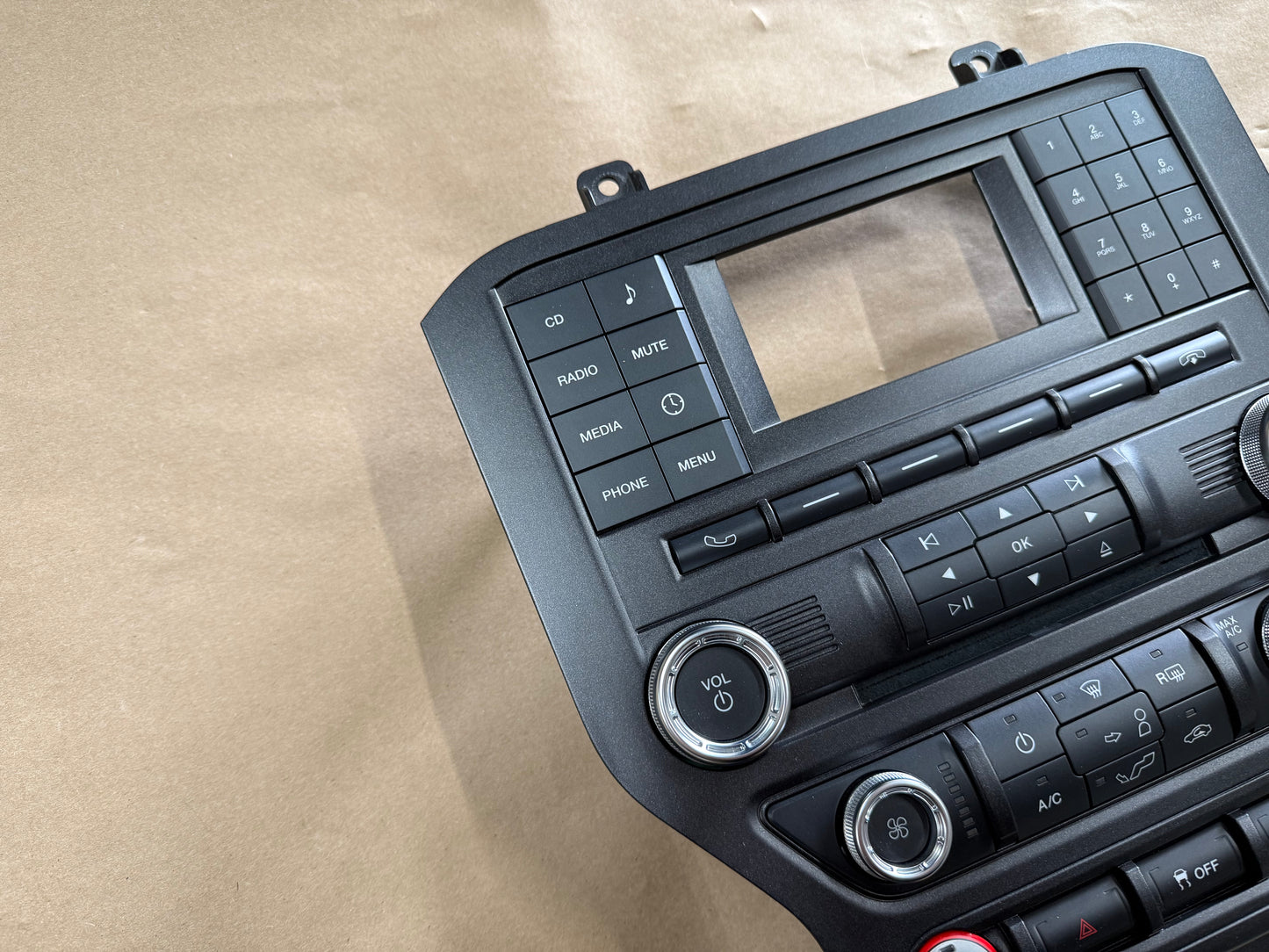 2015-2017 Ford Mustang GT Face Plate Radio Trim Piece
